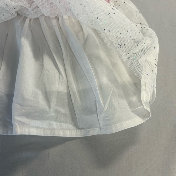 OshKosh B'gosh -  bunny sparkle tule overalls. - Picture 4 of 5